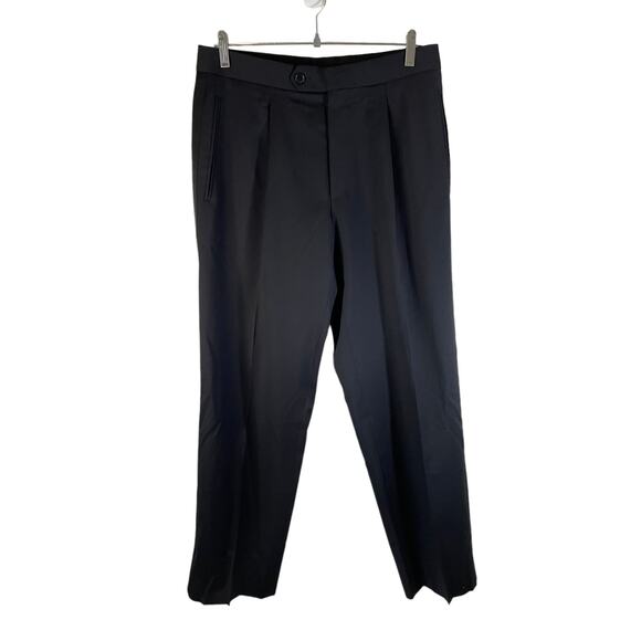 HUGO BOSS Men's Baker Jazz 100% Virgin Wool Pant Black Size 38S